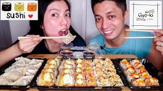 Sushi Mukbang May KakaIbang Twist [upl. by Yenor]