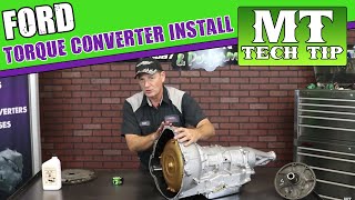 Ford Torque Converter Install  Monster Transmission [upl. by Nai]