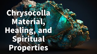 Chrysocolla Material Healing and Spiritual Properties [upl. by Cilla]