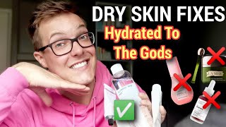 THE SECRETS TO HYDRATED SKIN  Skincare Routine For Dry Skin [upl. by Procter787]