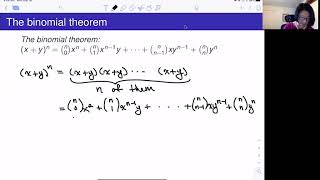 The Binomial Theorem and Combinatorial Proof [upl. by Willis574]