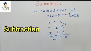 Subtractionsubtraction for 1St grade2amp 3digit subtraction [upl. by Egnalos]