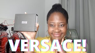 VERSACE UNBOXING  VERSACE JEANS COUTURE WALLET  HAYA GLAMAZON [upl. by Oniskey818]