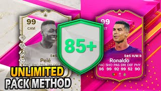 How to Grind Unlimited 85 x10 Packs EA FC 24 [upl. by Sapowith]