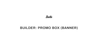 51 Builder section Promo box Banner [upl. by Adur135]