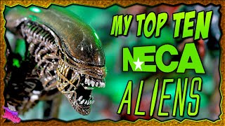 My Top Ten NECA Aliens  Alien Day 2023 [upl. by Lahsram]