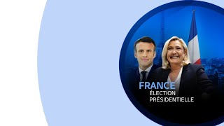 Présidentielle française  Macron et Le Pen au coude à coude [upl. by Knowle530]