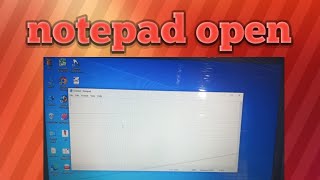 Notepad open Tricks [upl. by Nigen]