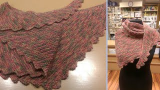 Baktus ai ferri  Tutorial sciarpa a coda di drago  How to knit a dragon tail scarf [upl. by Quintana953]