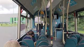 Telford to Ironbridge  Arriva Route 8  Realtime [upl. by Aicatsan]