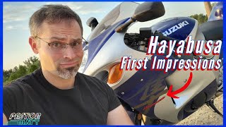 Gen 1 Hayabusa First Impressions Ride Review l 2001 Suzuki Hayabusa GSXR 1300 [upl. by Gareth]