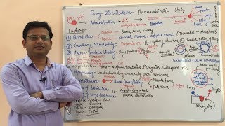 Pharmacokinetic Part02 Distribution of Drug  Drug Distribution  General Pharmacology  ADME [upl. by Yeuh165]