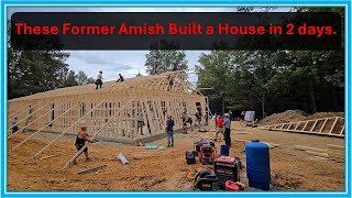 Former Amish and Mennonites House Raising [upl. by Anoid]