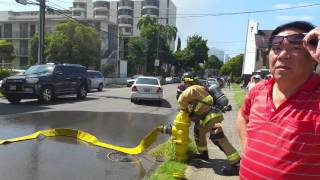 Fireman opening fire hydrant [upl. by Tracy]