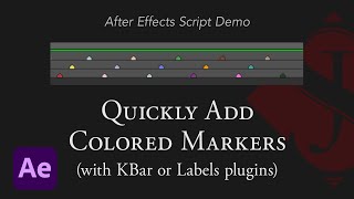 Quick Colored Markers After Effects Script [upl. by Nosnej]