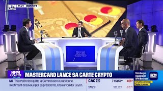 BFM Crypto le Club  Mastercard lance sa carte crypto [upl. by Mohr537]