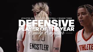 The 2024 Athletes Unlimited Pro Basketball Defensive Player of the Year Emily Engstler [upl. by Ridglea]