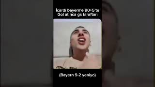 emirhankuri İcardi Bayerne 905te Gol Atınca gs taraftarı [upl. by Ransom]