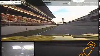 GT3 Barcelona Onboard 14412 Mercedes AMG GT3 Circuit de Barcelona Catalunya Driver Martin Konrad [upl. by Okikuy862]