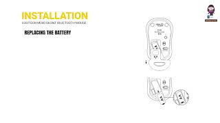 Logitech M240 Silent Bluetooth Mouse  Easy Setup Guide [upl. by Mlehliw]