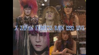 X Japan  Endless Rain  Live 07011992 Taijis Last live HD  English Greek Subtitles [upl. by Schnurr]