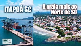 ITAPOÁ SC  A cidade mais ao Norte do Litoral de Santa Catarina drone sc praia [upl. by Jennee103]