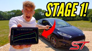 TUNING Stage 1 onto my Fiesta ST HUGE GAINS [upl. by Anicnarf]