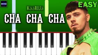 Käärijä  Cha Cha Cha  Piano Tutorial EASY Eurovision 2023 [upl. by Cello274]