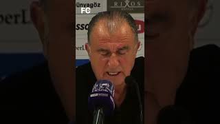 🤴🏻 Fatih Terim Kimseden Birşey İstemedim [upl. by Genny]