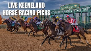 Live Keeneland Hose Racing Picks [upl. by Trilbie675]