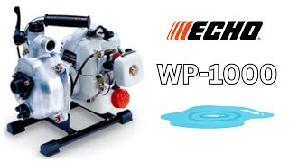 Echo Water Pump WP 1000 Pumping Water [upl. by Danyluk622]