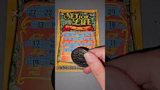 10X WINNER Set For Life NYC NY Lottery Scratch Off Tickets [upl. by Sibie741]