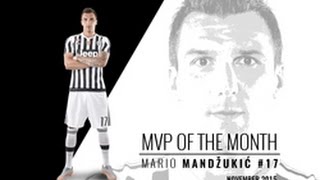 È Mandzukic lMVP di Novembre  Mandzukic voted MVP for November [upl. by Itch]