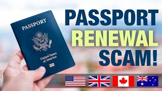 Beware of the Passport Renewal Online Scam [upl. by Oijile]