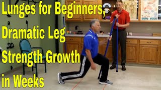 Lunges for Beginners Dramatic Leg Strength Growth in Weeks [upl. by Imaj]