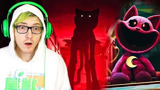 POPPY PLAYTIME CHAPTER 3 GAMEPLAY TRAILER amp CATNAP REVEAL Reaction [upl. by Hadihsar]