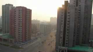 Morning in Pyongyang North Korea Very eerie [upl. by Krever]