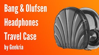 Bang amp Olufsen OverEar Headphones Travel Case Hard Shell Headset Carrying Case  Geekria [upl. by Rimaa]