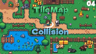 how to create tilemap collisions  Godot RPG 04 [upl. by Olegnaleahcim786]