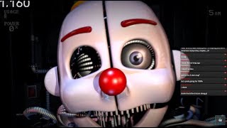 🔴Five Nights At Freddys 5 Ennard boss Fight Any Game Day At The End [upl. by Sheehan]