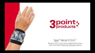 How to Use the 3pp Wrist POP Splint to Relieve TFCC and UlnarSided Wrist Pain  3Point Products [upl. by Ppik]