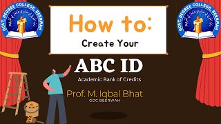 How to Create an ABC ID StepbyStep Guide for Students [upl. by Ahsirahc]