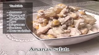 Ananas salatı [upl. by Tegan]