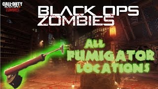 Black Ops 3 Zombies ALL FUMIGATOR LOCATIONS [upl. by Paynter]