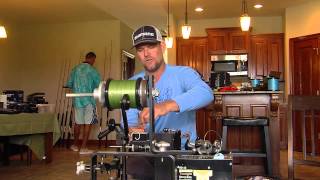 How To Spool A Spinning Reel With Braid Shimano Saragosa 10000 [upl. by Herzberg]