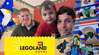 Legoland Hotel Florida  Kingdom Room And Pirate Food  Lego Characters [upl. by Malliw]