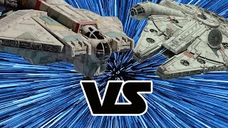 Millennium Falcon vs The Ghost [upl. by Yellek]