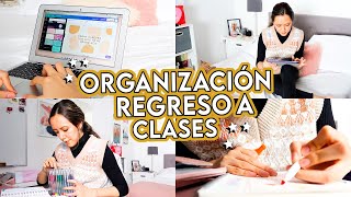 ORGANIZACIÓN PARA EL REGRESO A CLASES en línea 🖥 Tips de organización para la escuela [upl. by Omland198]