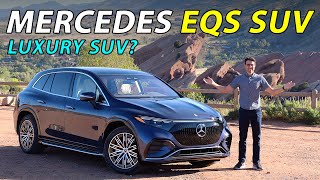 Mercedes EQS SUV 580 AWD driving REVIEW  is this the best luxury EV SUV [upl. by Methuselah]