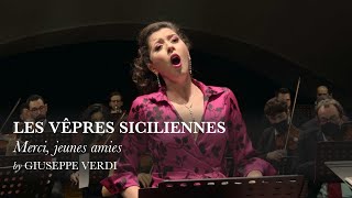 Merci jeunes amies  Les vêpres siciliennes  Giuseppe Verdi  Lisette Oropesa [upl. by Barbur]